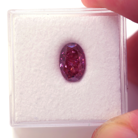 Fancy intense purplish pink on sale diamond